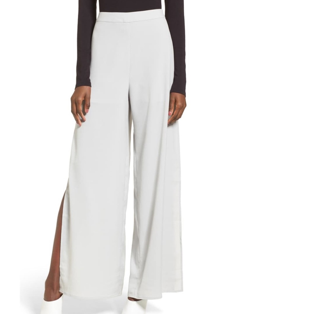 Leith High Waist Side Slit Pants